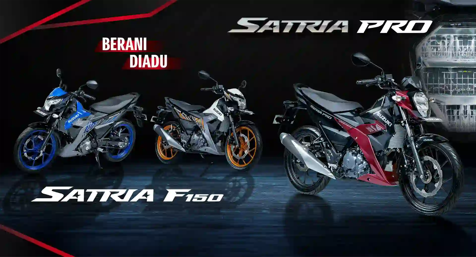 Banner Suzuki Satria Pro dan Satria F150