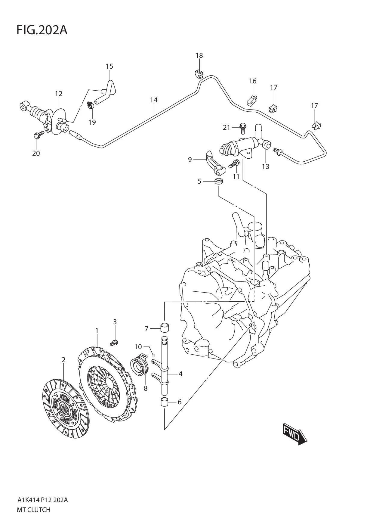 FIG.202A MT CLUTCH (5MT)