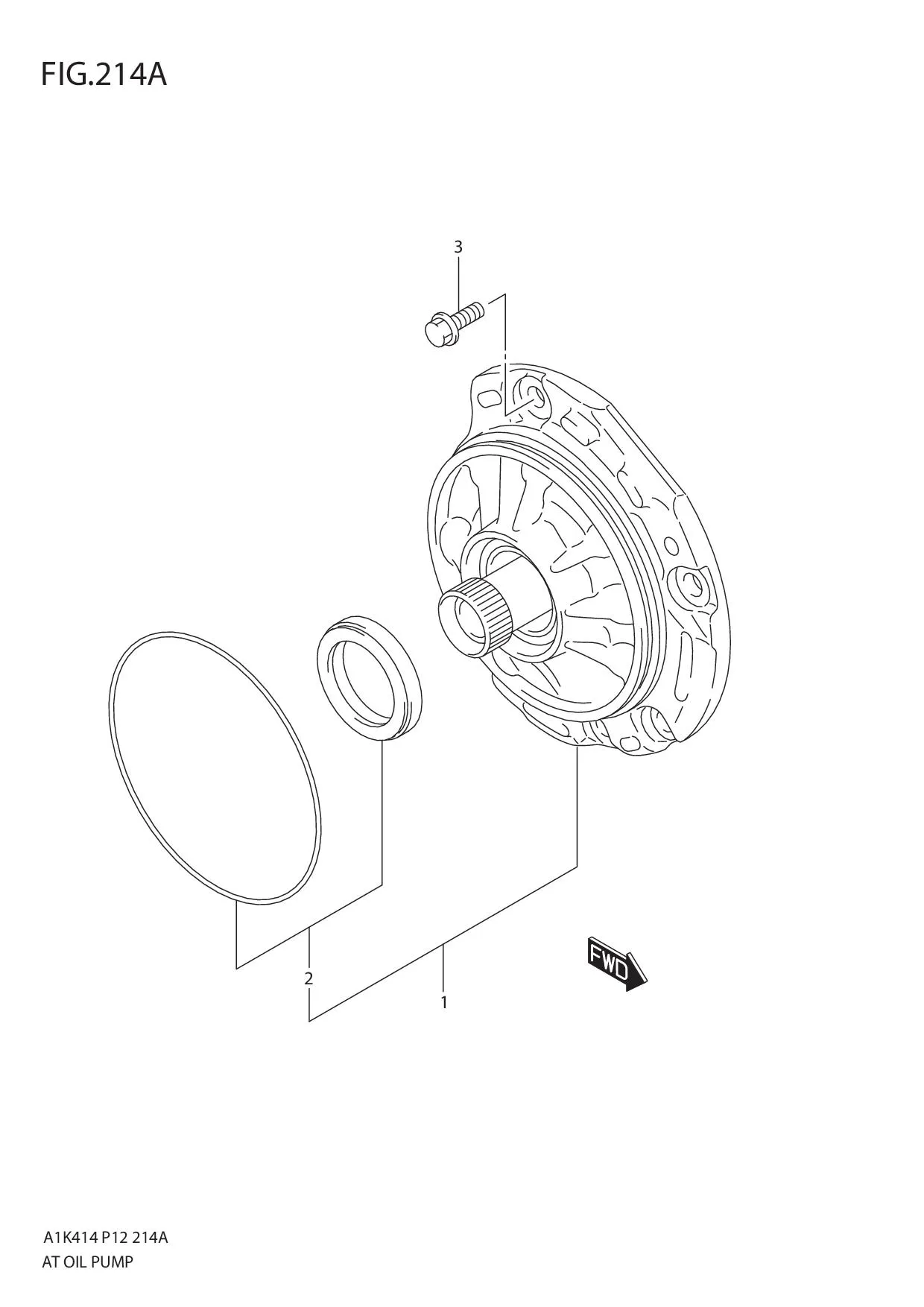FIG.214A AT OIL PUMP (4AT)