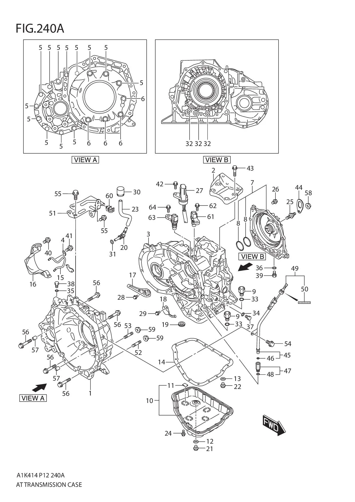 FIG.240A AT TRANSMISSION CASE (4AT)