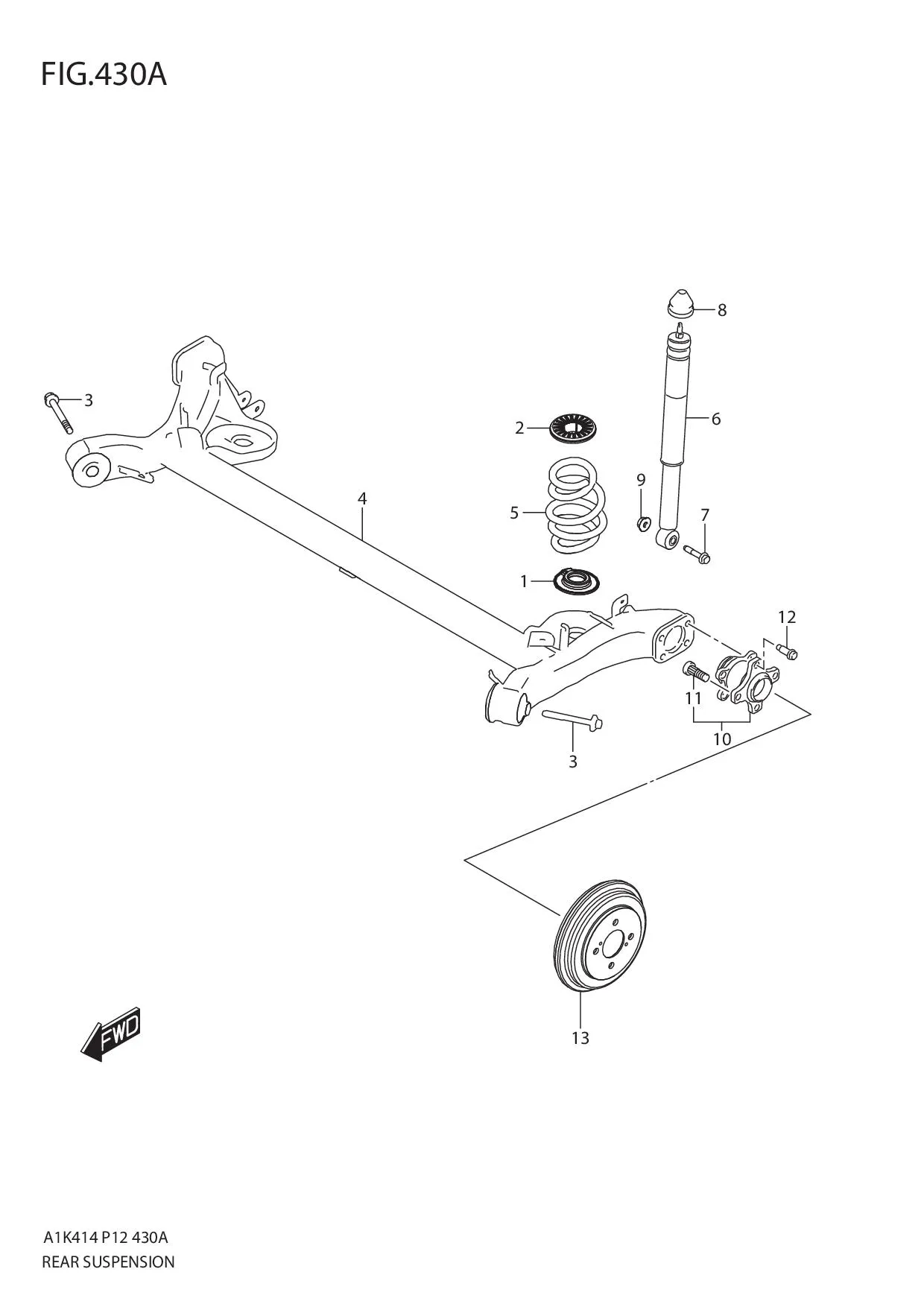 FIG.430A REAR SUSPENSION