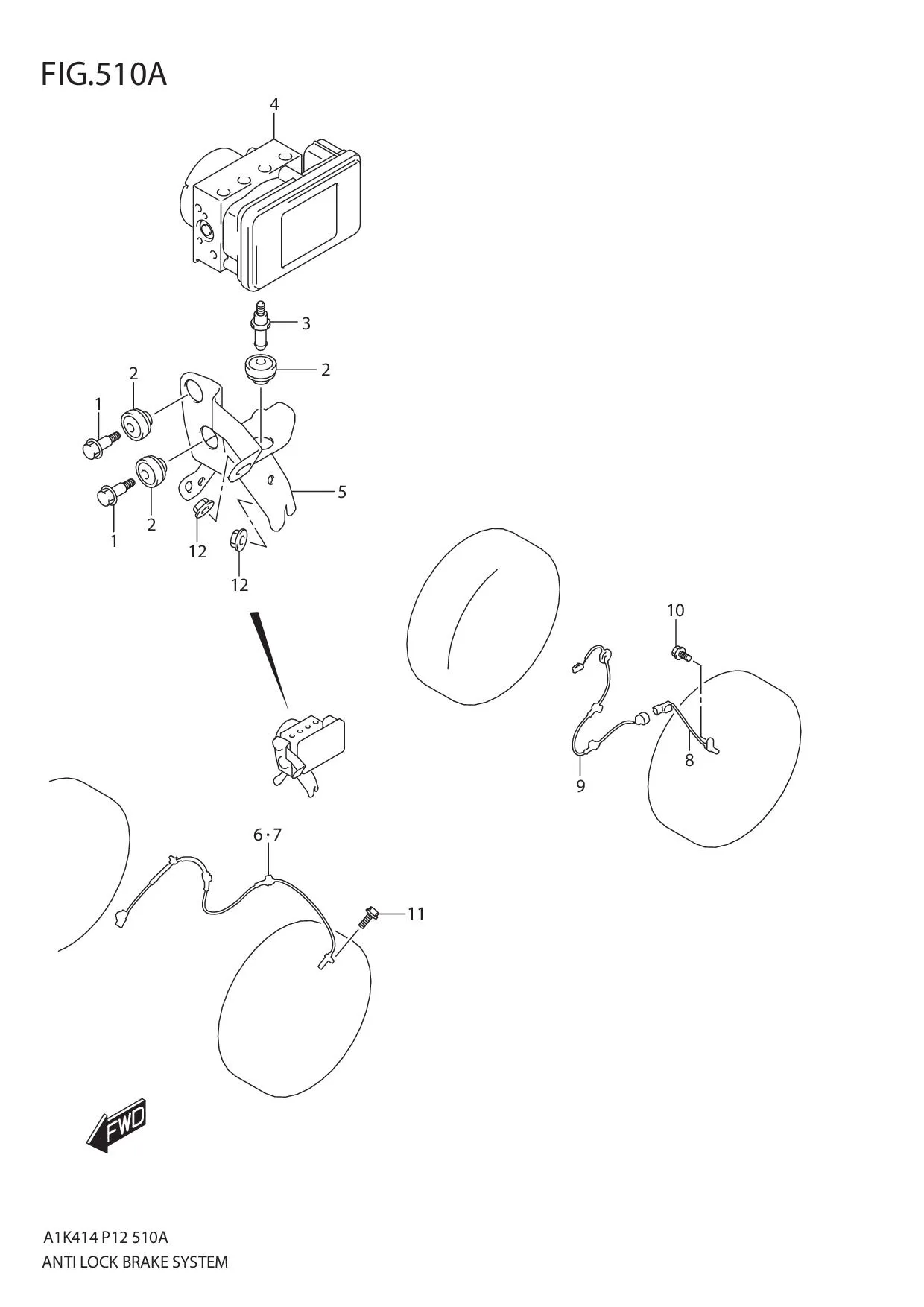 FIG.510A ANTI LOCK BRAKE SYSTEM