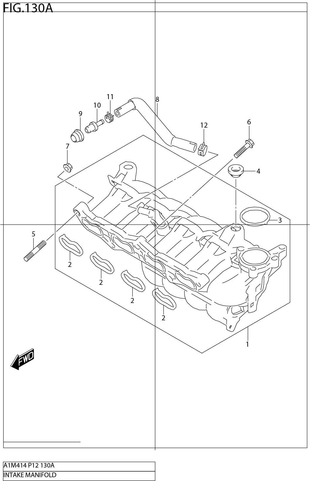 FIG.130A INTAKE MANIFOLD