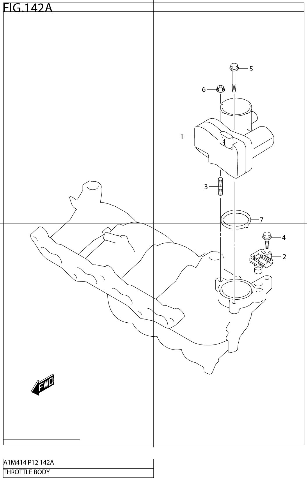 FIG.142A THROTTLE BODY
