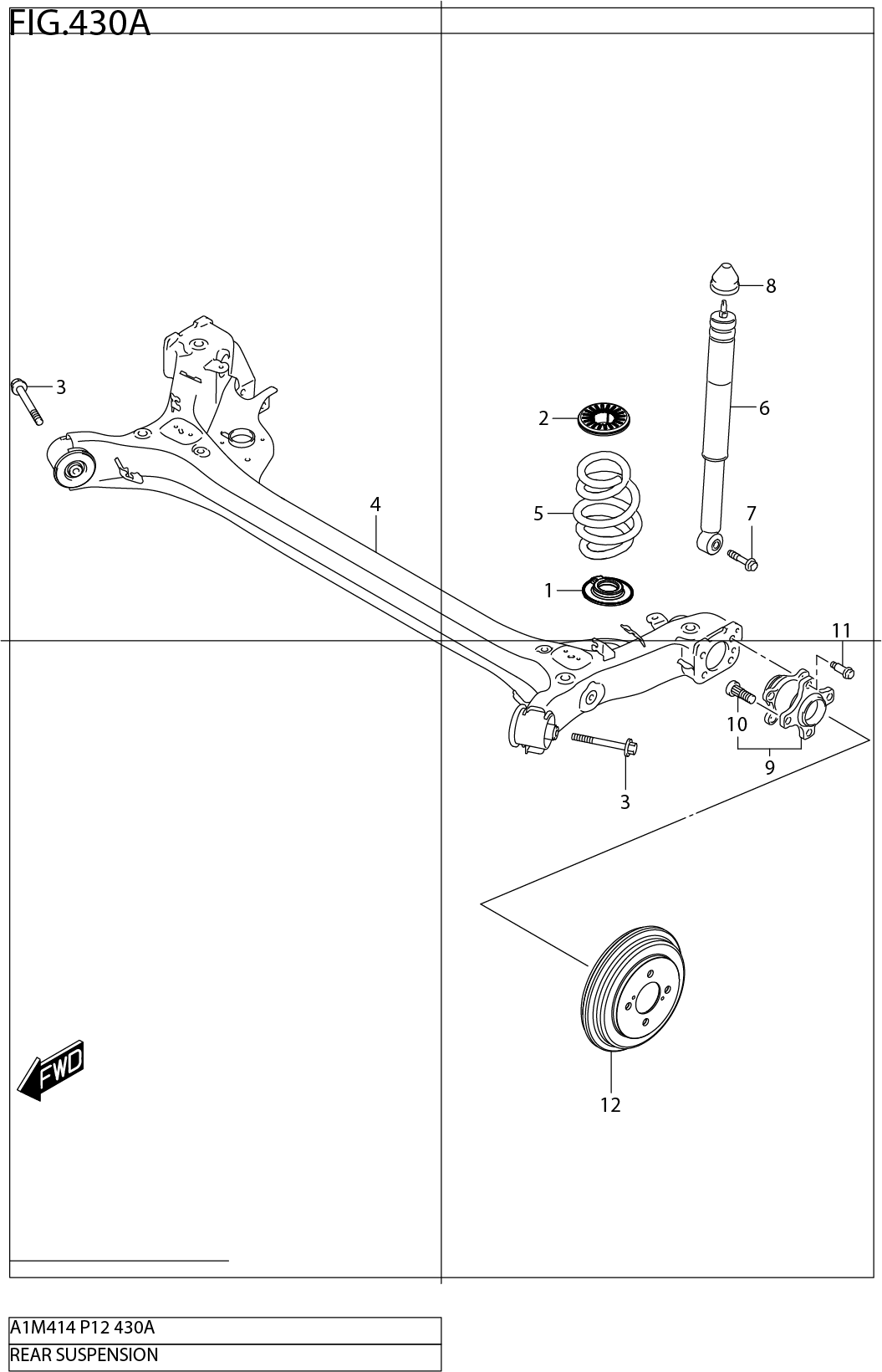 FIG.430A REAR SUSPENSION