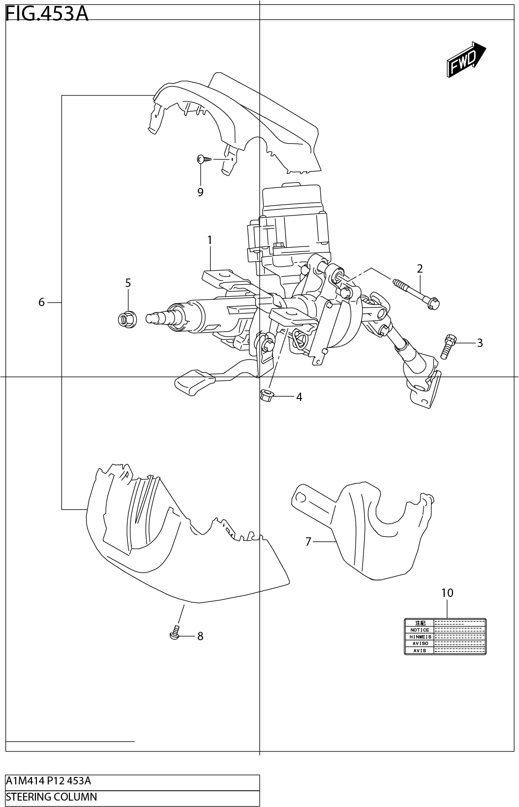FIG.453A STEERING COLUMN