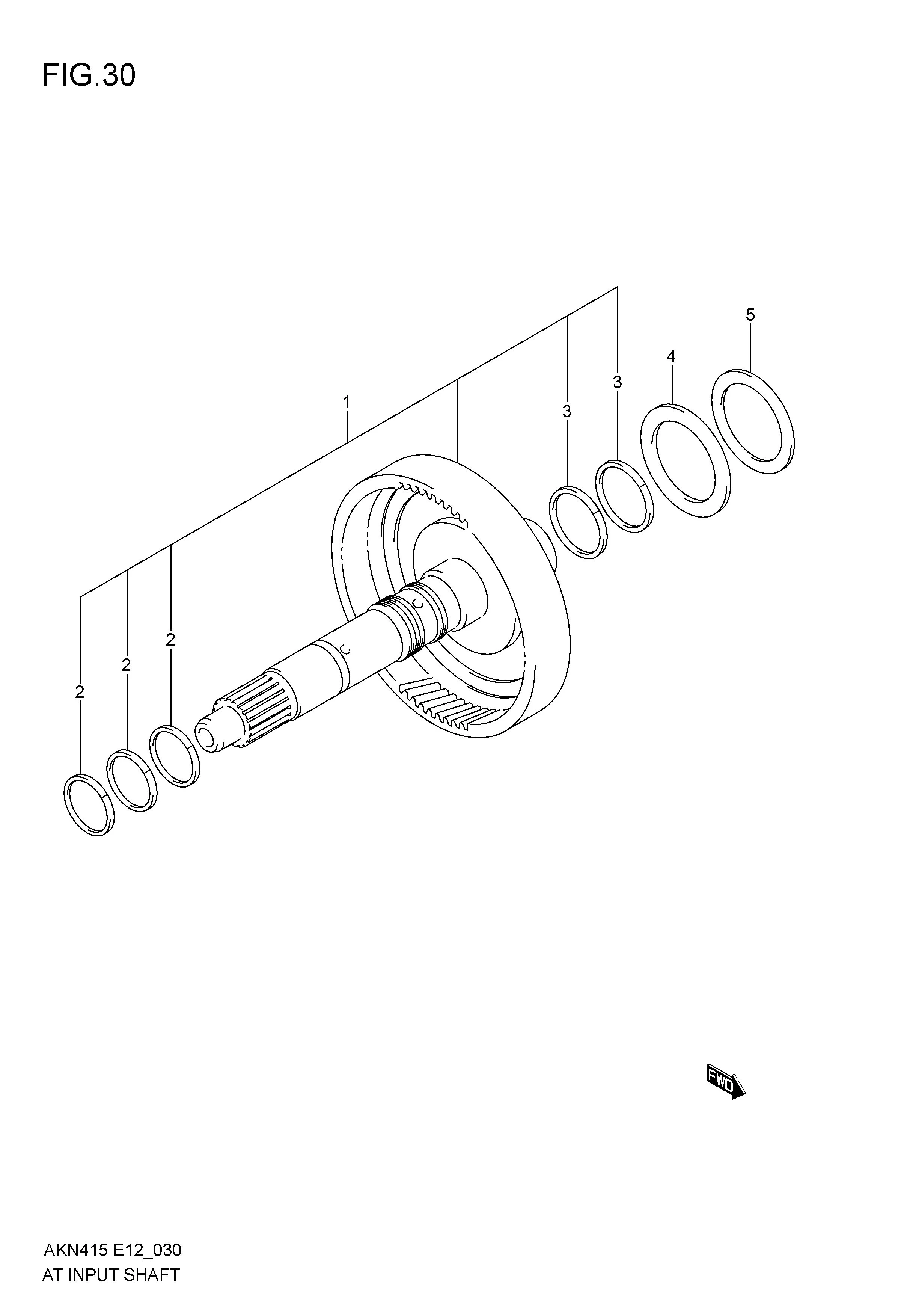 AT INPUT SHAFT (6AT)