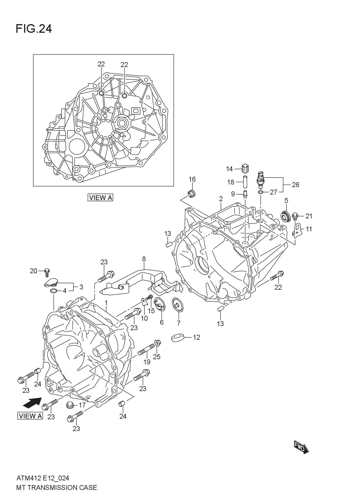 MT TRANSMISSION CASE (5MT)