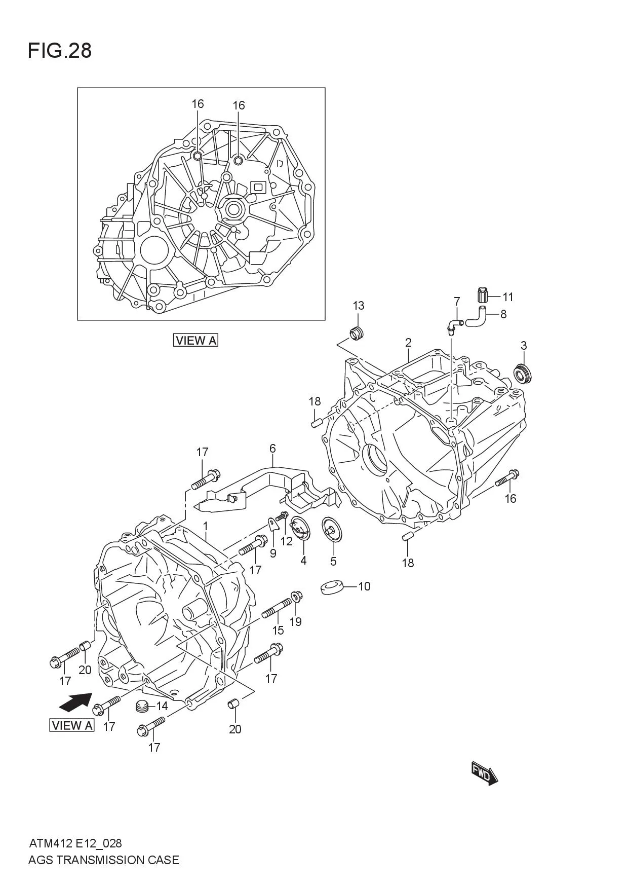 AGS TRANSMISSION CASE (5AGS)