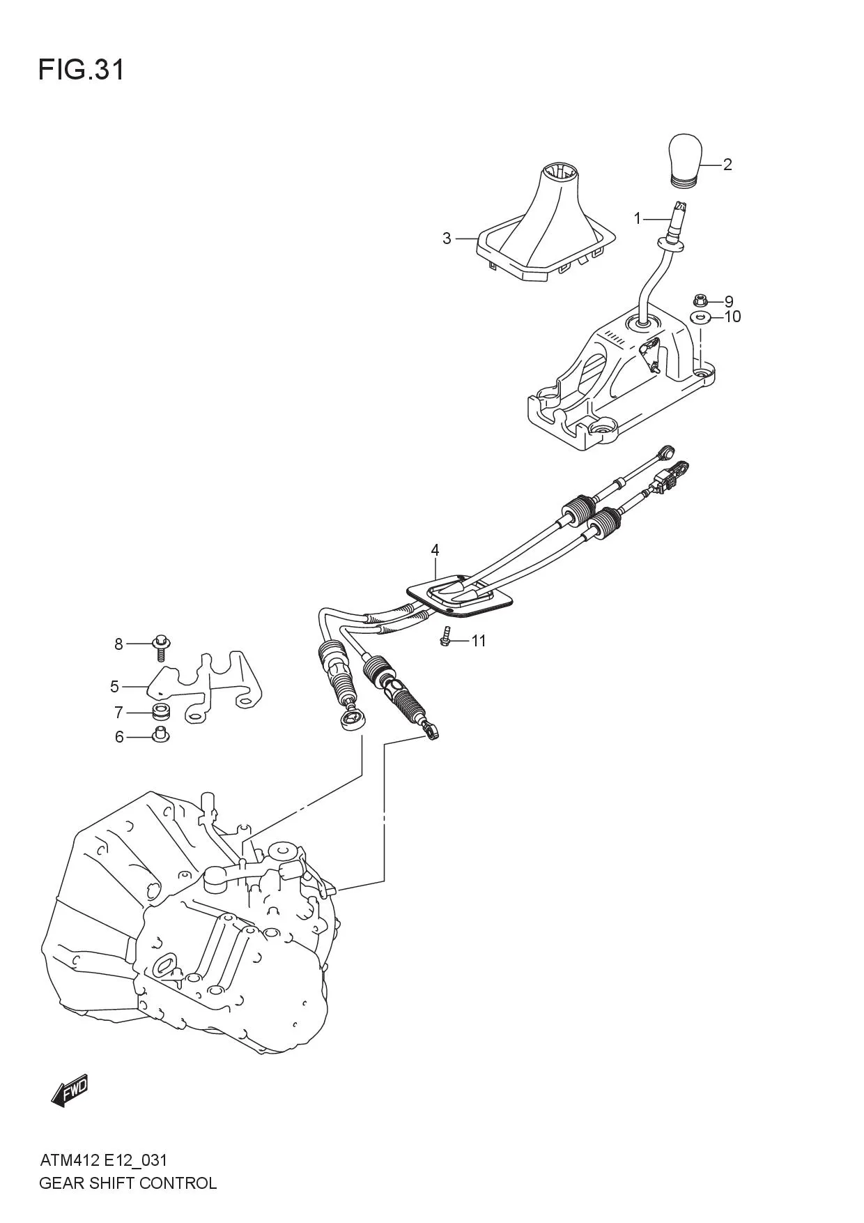 GEAR SHIFT CONTROL (5MT)