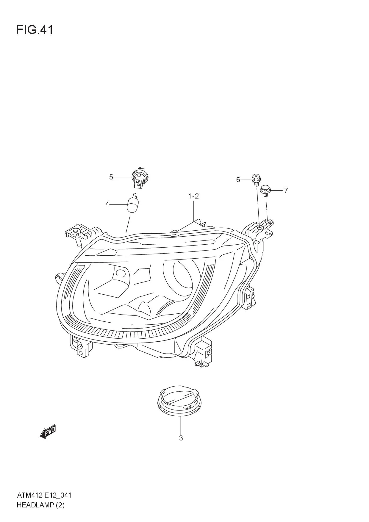 HEAD LAMP (W/LED)