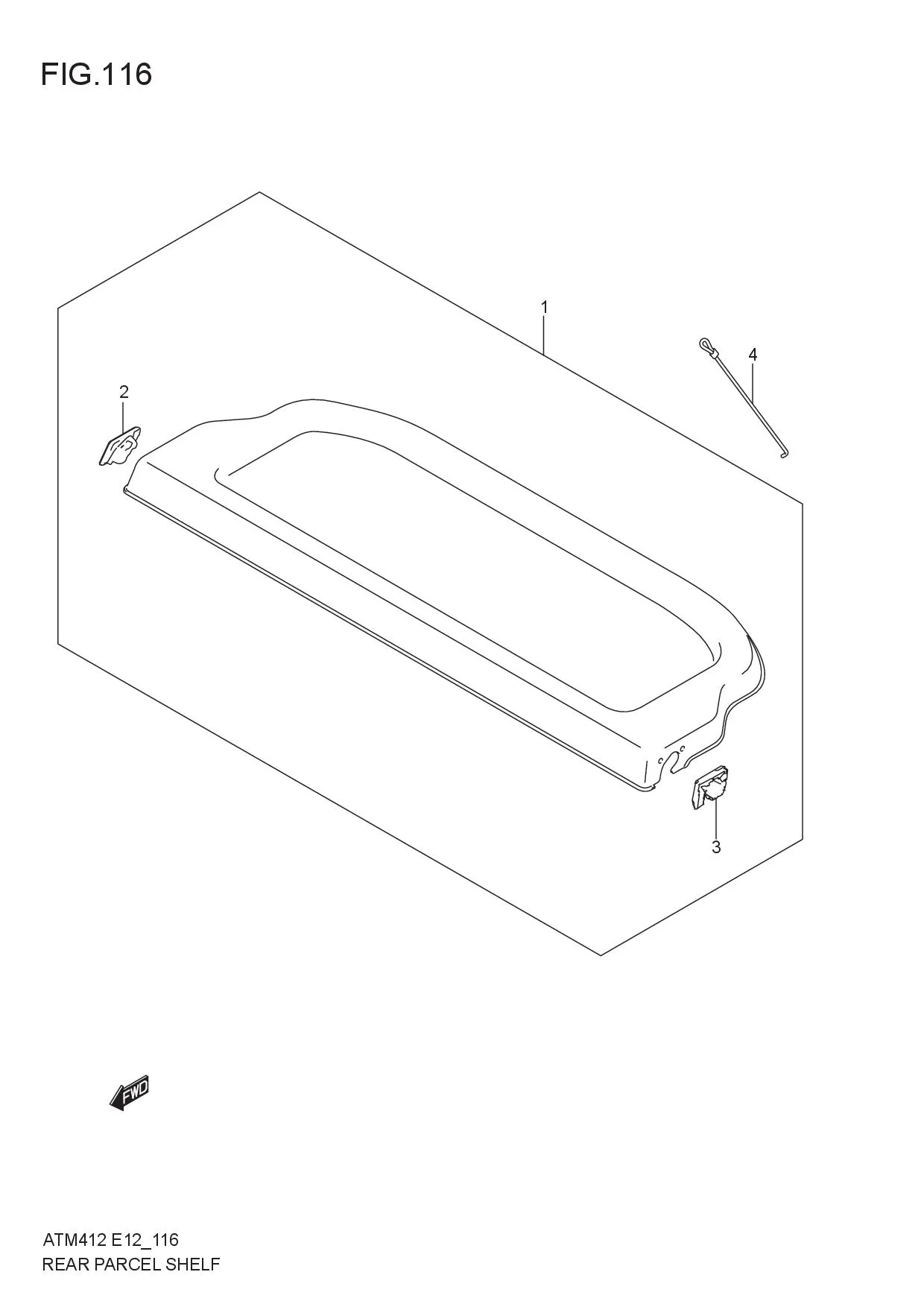PARCEL SHELF