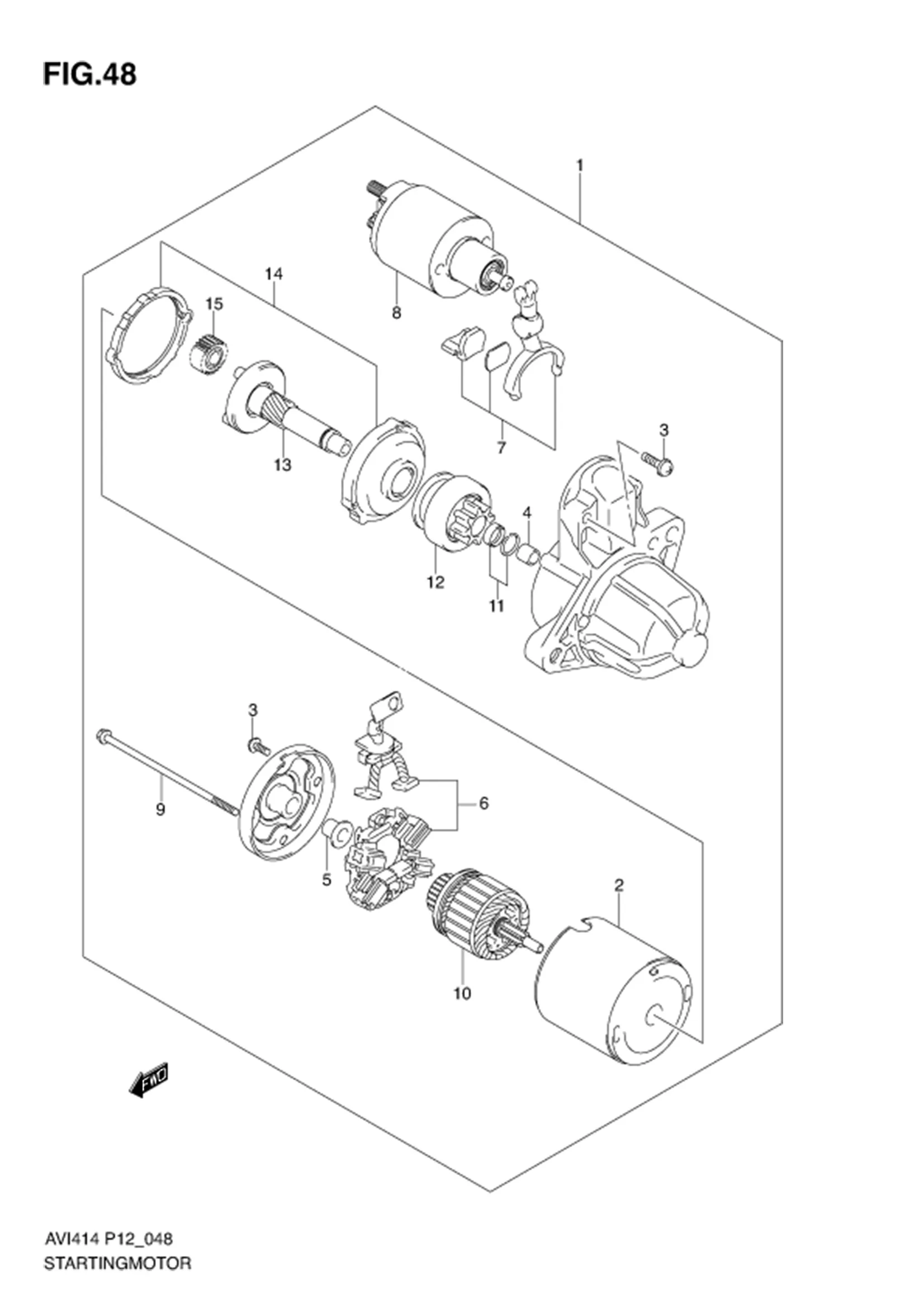 STARTING MOTOR 