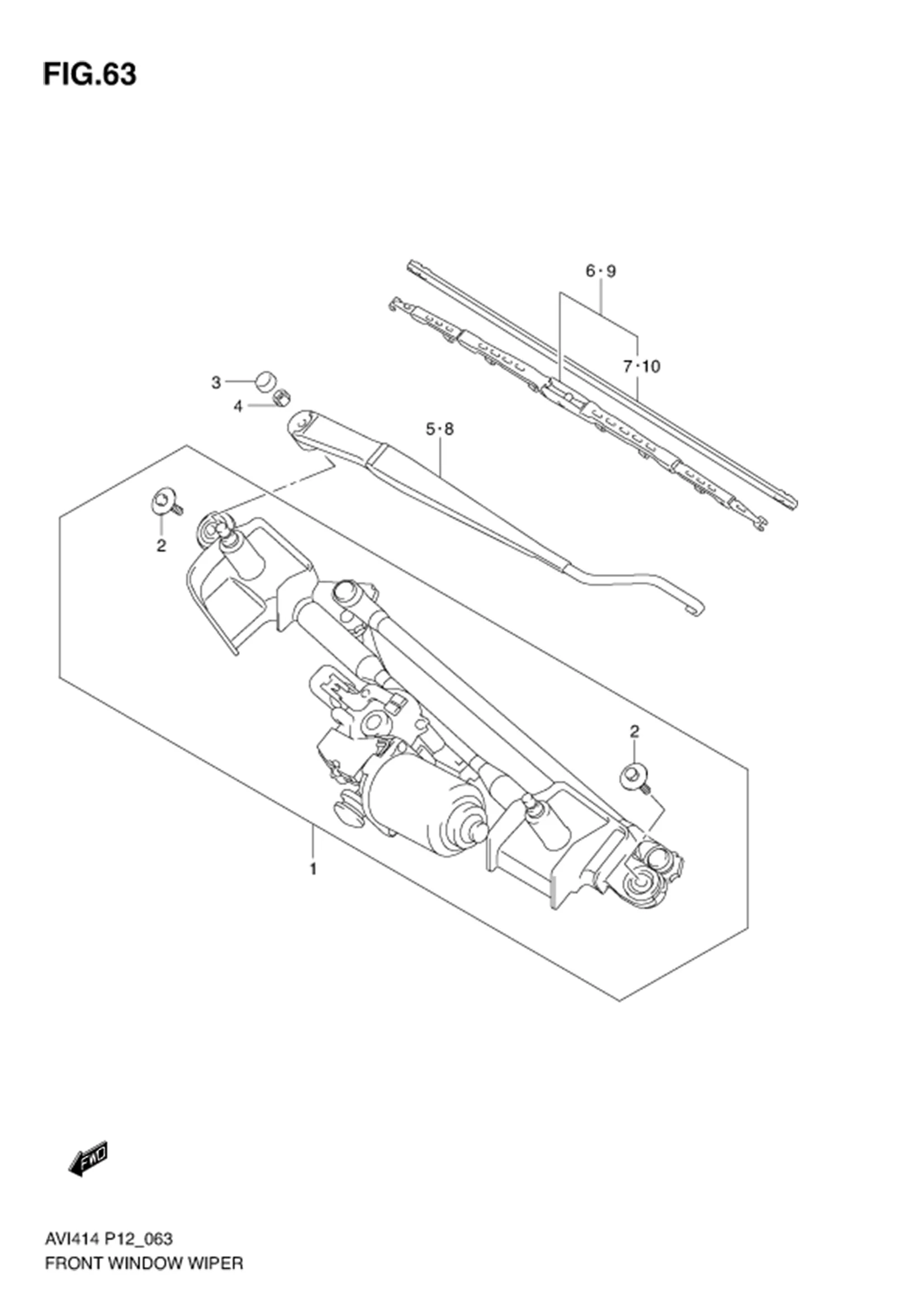 FRONT WINDOW WIPER 