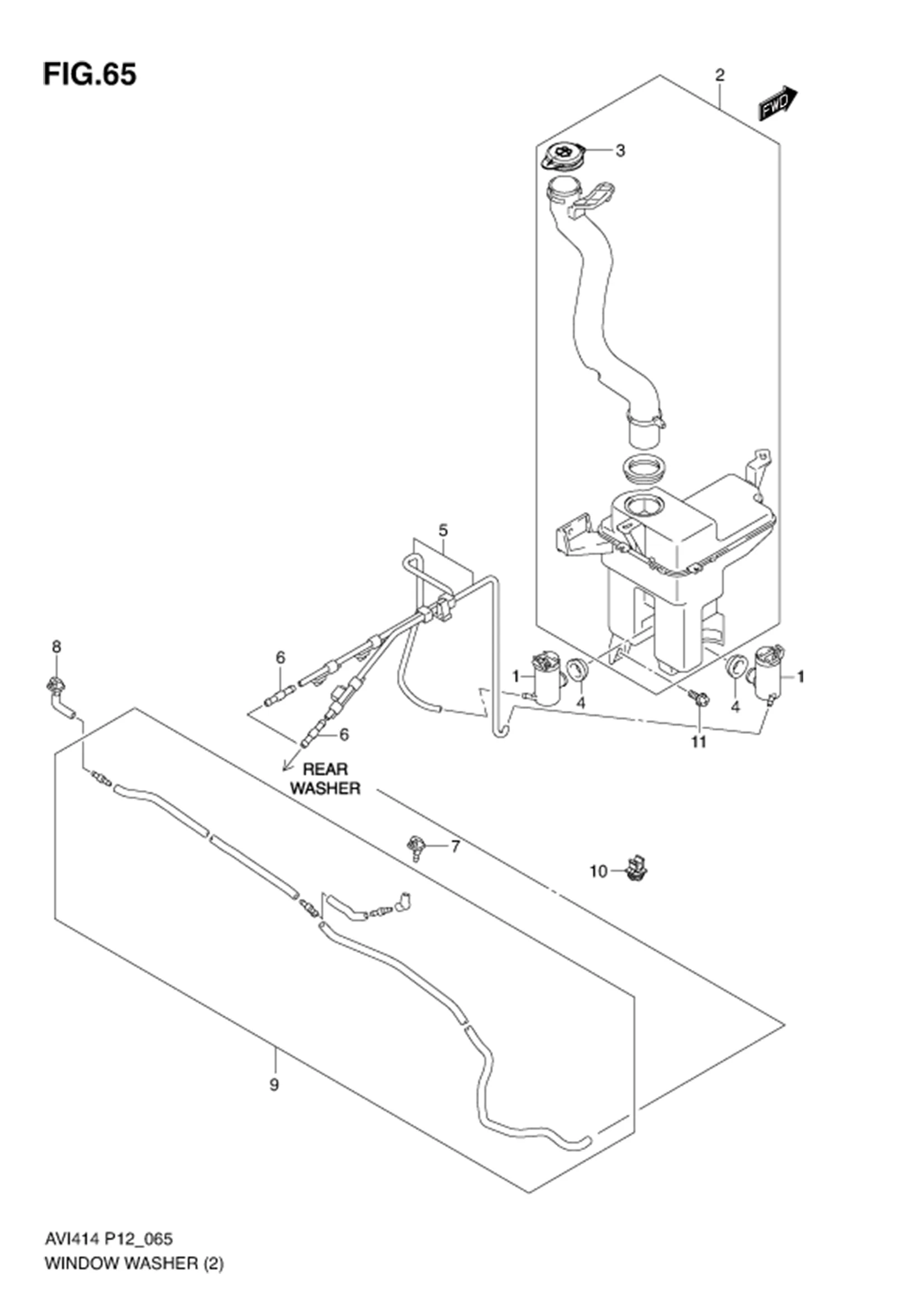WINDOW WASHER (DLX,SDX) 