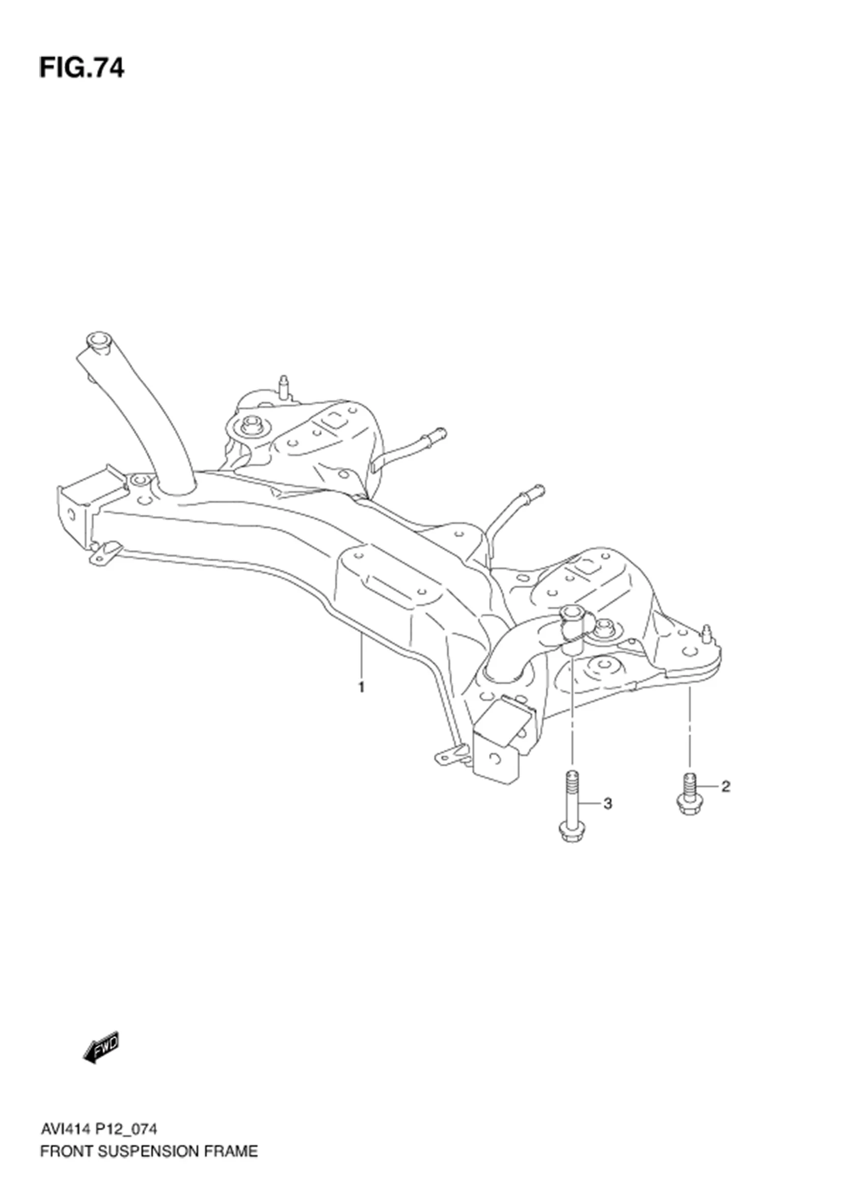 FRONT SUSPENSION FRAME 