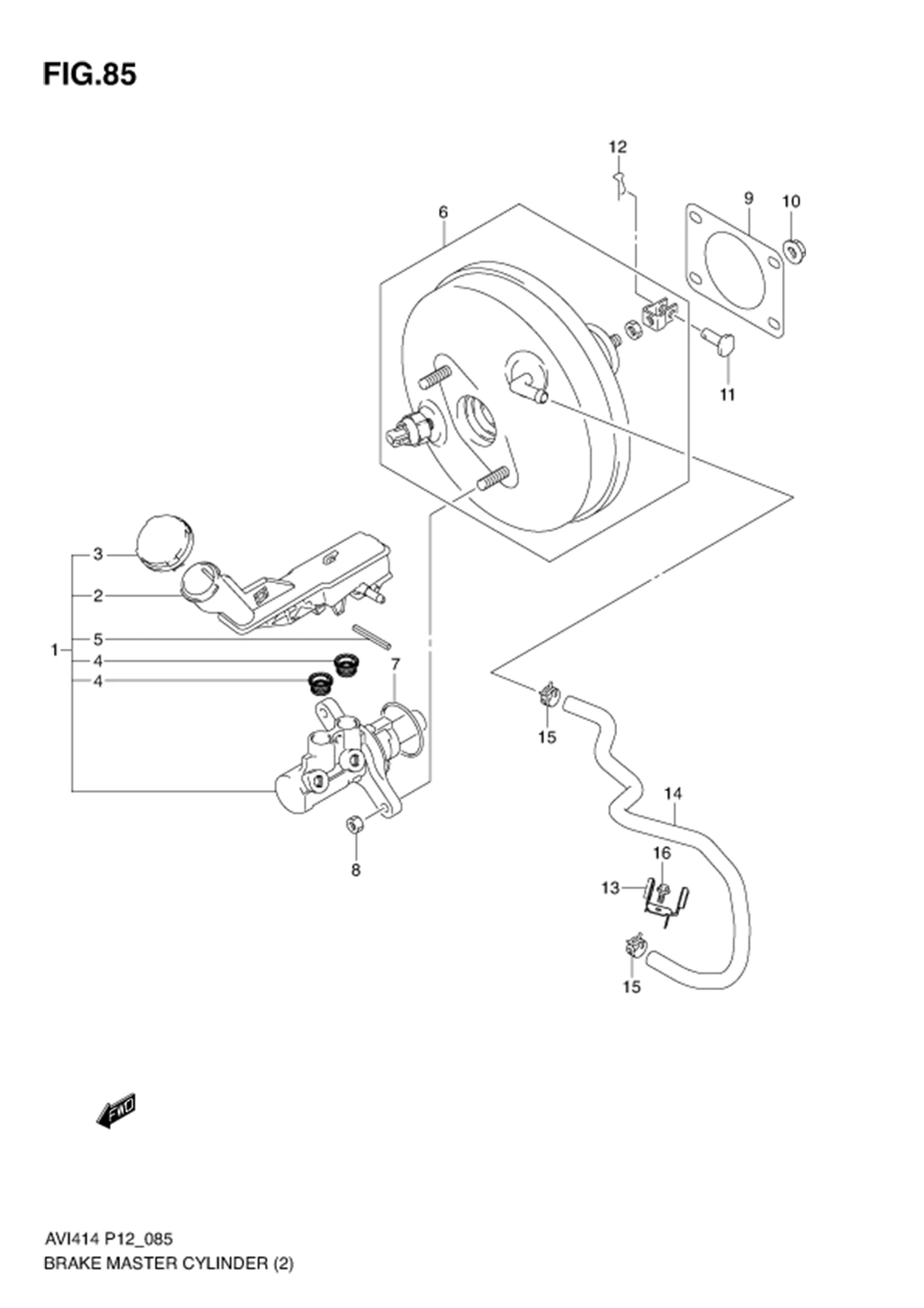 BRAKE MASTER CYLINDER (TYPE 2:MT )