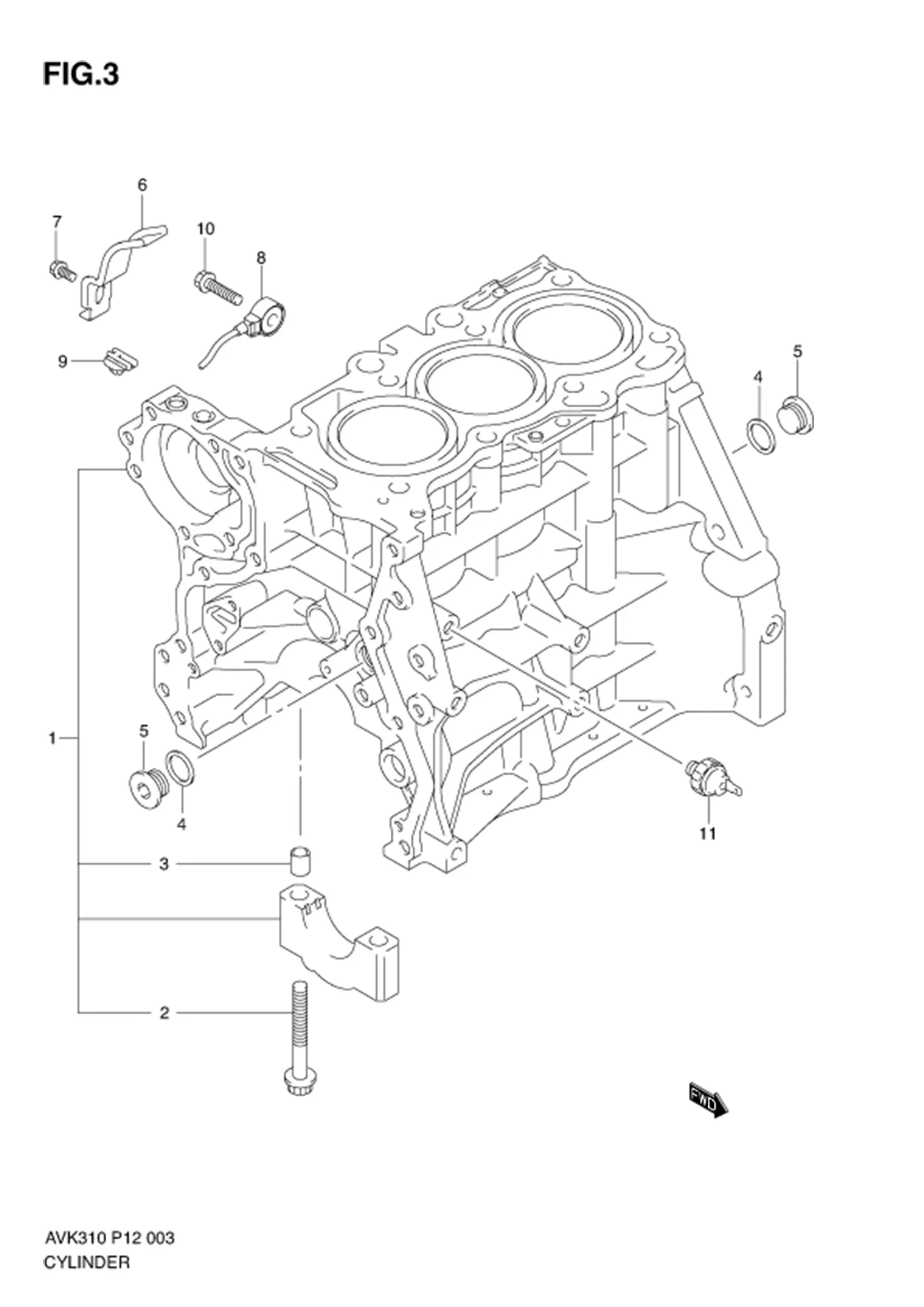 FIG.3 CYLINDER 