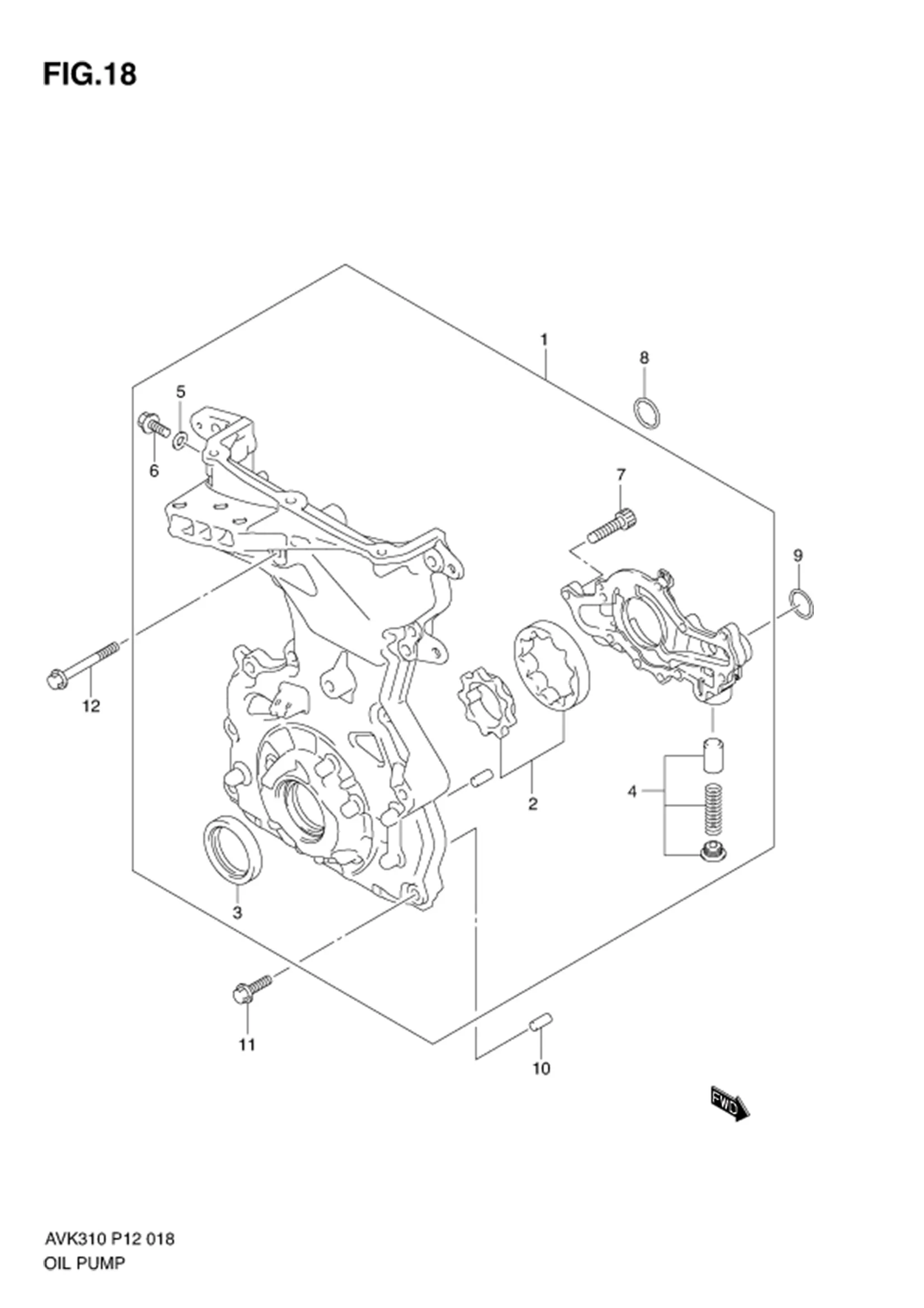 FIG.18 OIL PUMP 