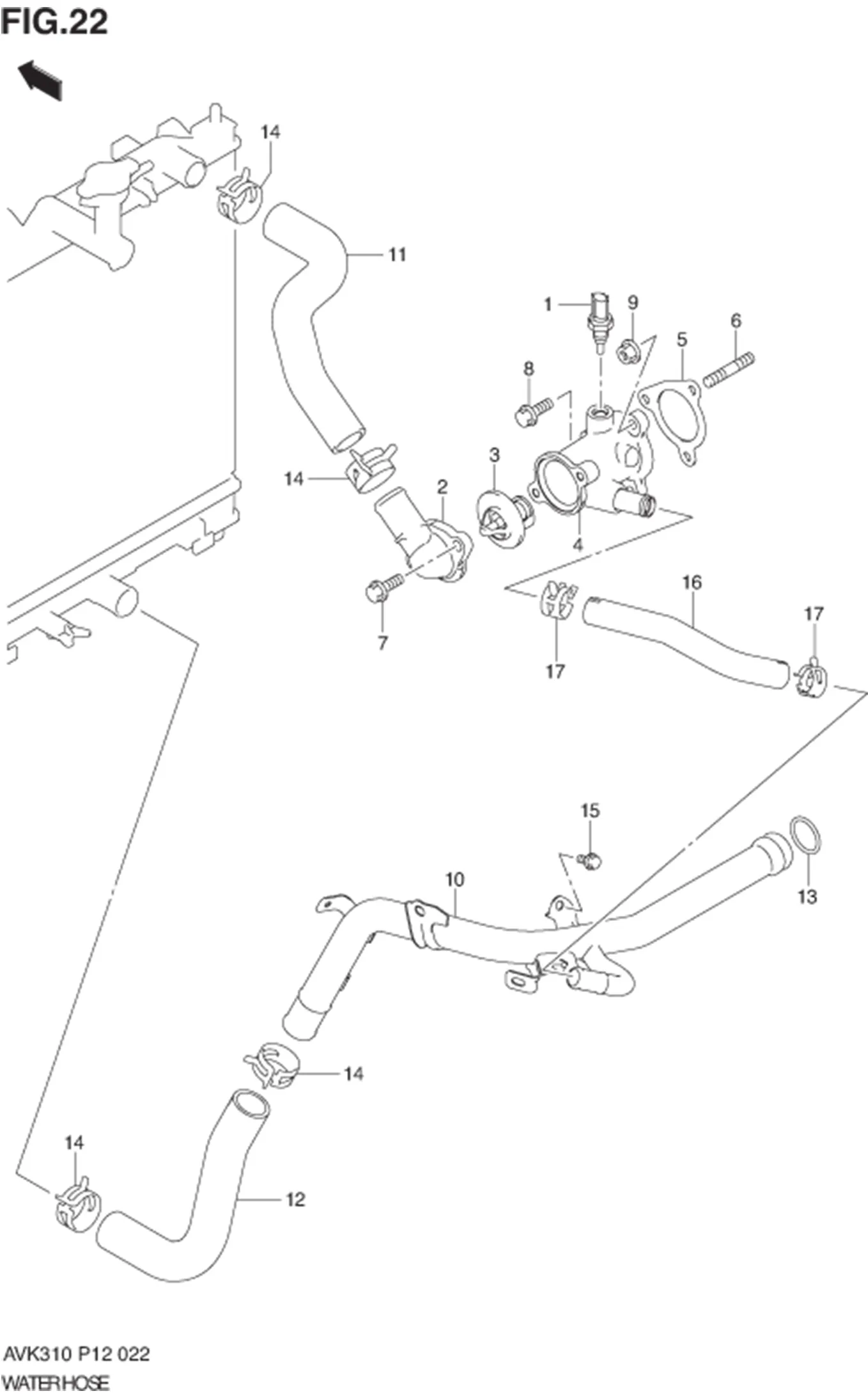 FIG.22 WATER HOSE 