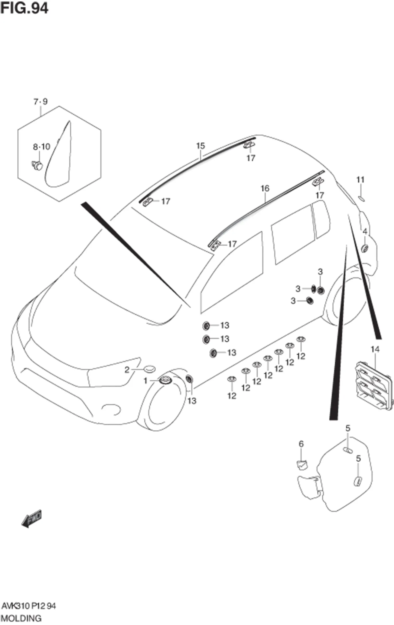 FIG.94 MOLDING 
