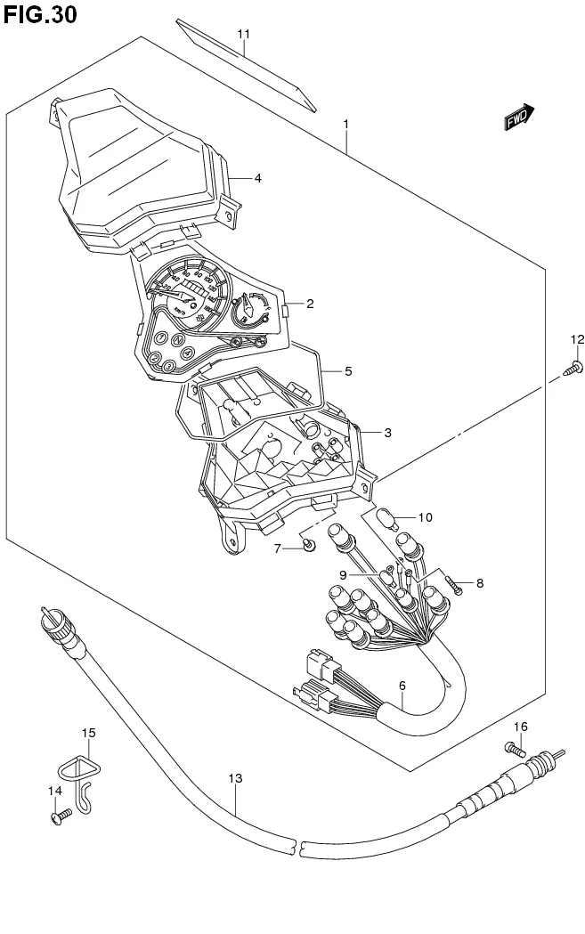 FIG.30 SPEEDOMETER