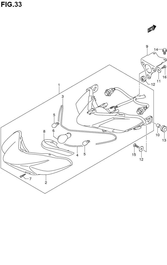 FIG.33 REAR COMBINATION LAMP