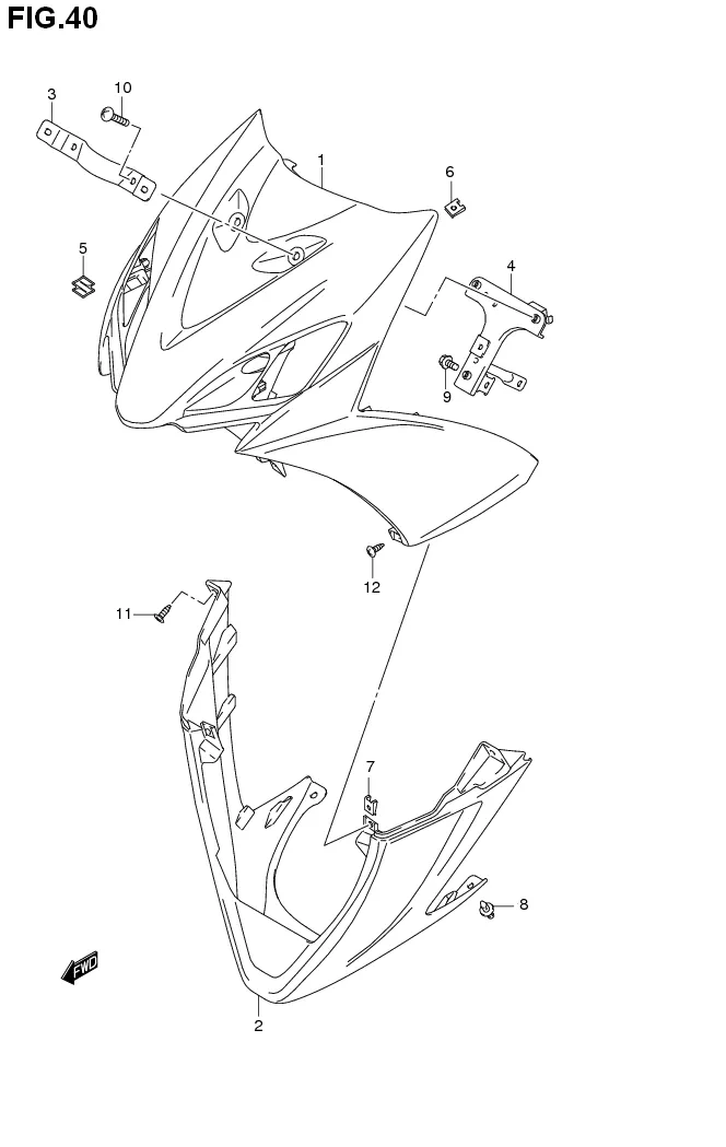 FIG.40 FRAME HEAD COVER