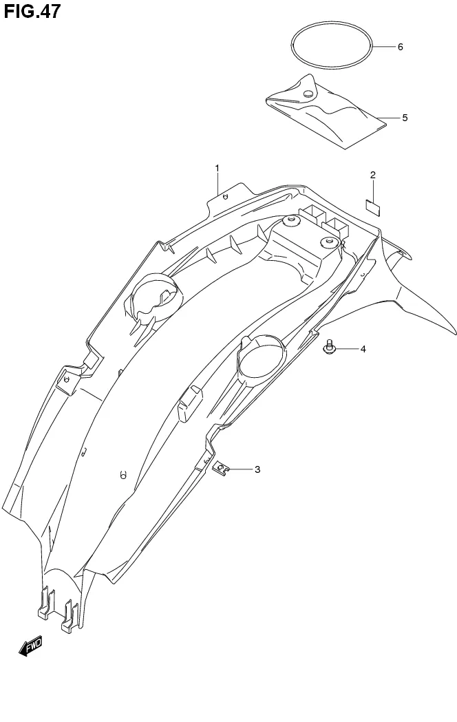 FIG.47 REAR FENDER