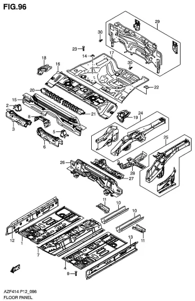 FIG.96 FLOOR PANEL