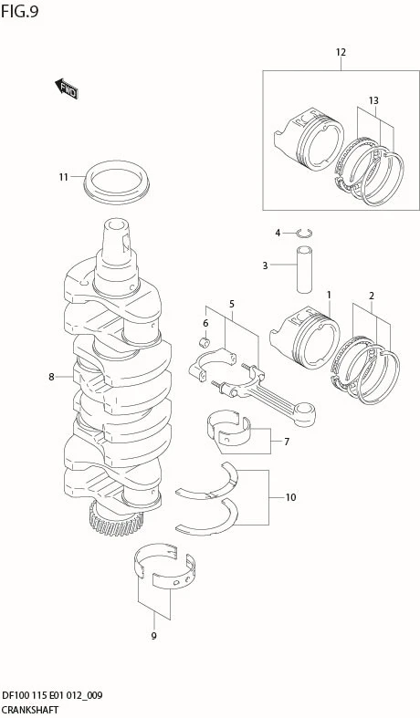 FIG 9   CRANKSHAFT