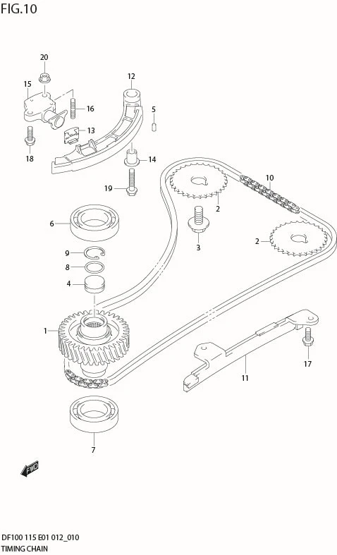 FIG 10  TIMING CHAIN
