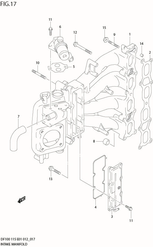 FIG 17  INTAKE MANIFOLD