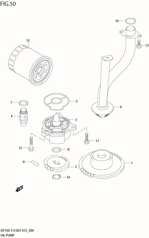 FIG 50  OIL PUMP