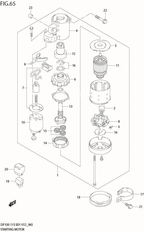 FIG 65  STARTING MOTOR