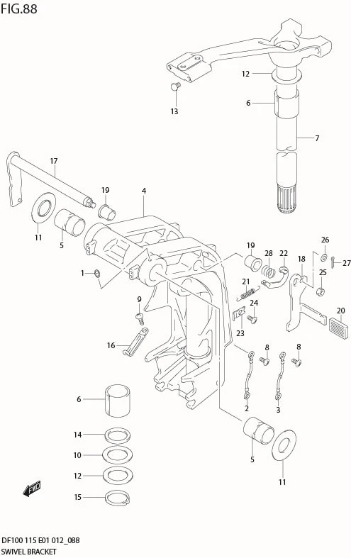 FIG 88  SWIVEL BRACKET