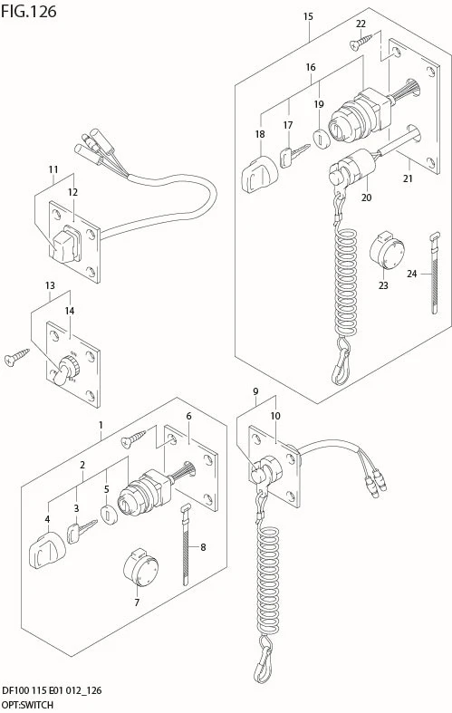 FIG 126 OPT:SWITCH (DF115T E1)