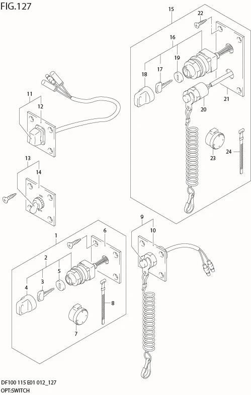 FIG 127 OPT:SWITCH (DF115T E40)
