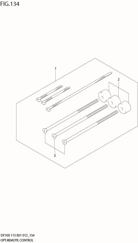 FIG 134 OPT:REMOTE CONTROL (DF115Z E1)