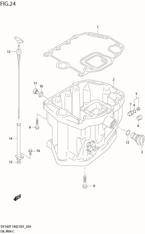 FIG 24  OIL PAN