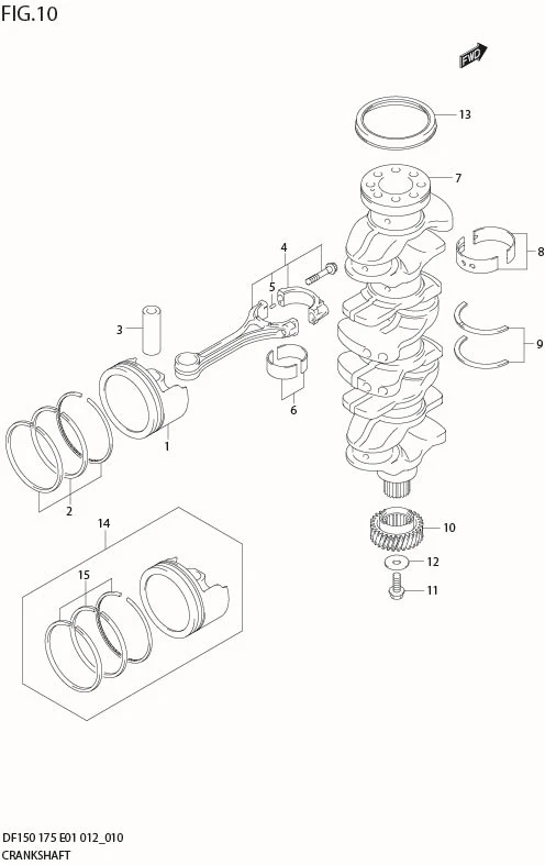 FIG 10  CRANKSHAFT