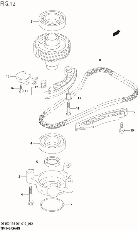 FIG 12  TIMING CHAIN