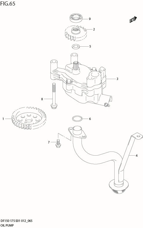 FIG 65  OIL PUMP