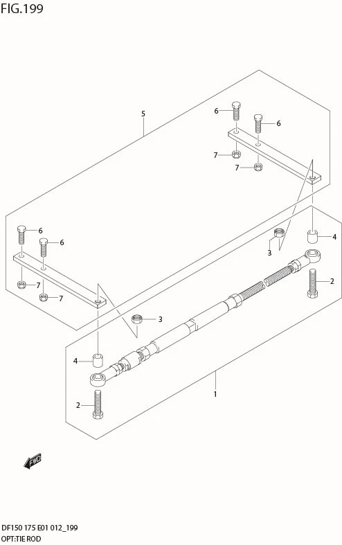 FIG 199 OPT:TIE ROD