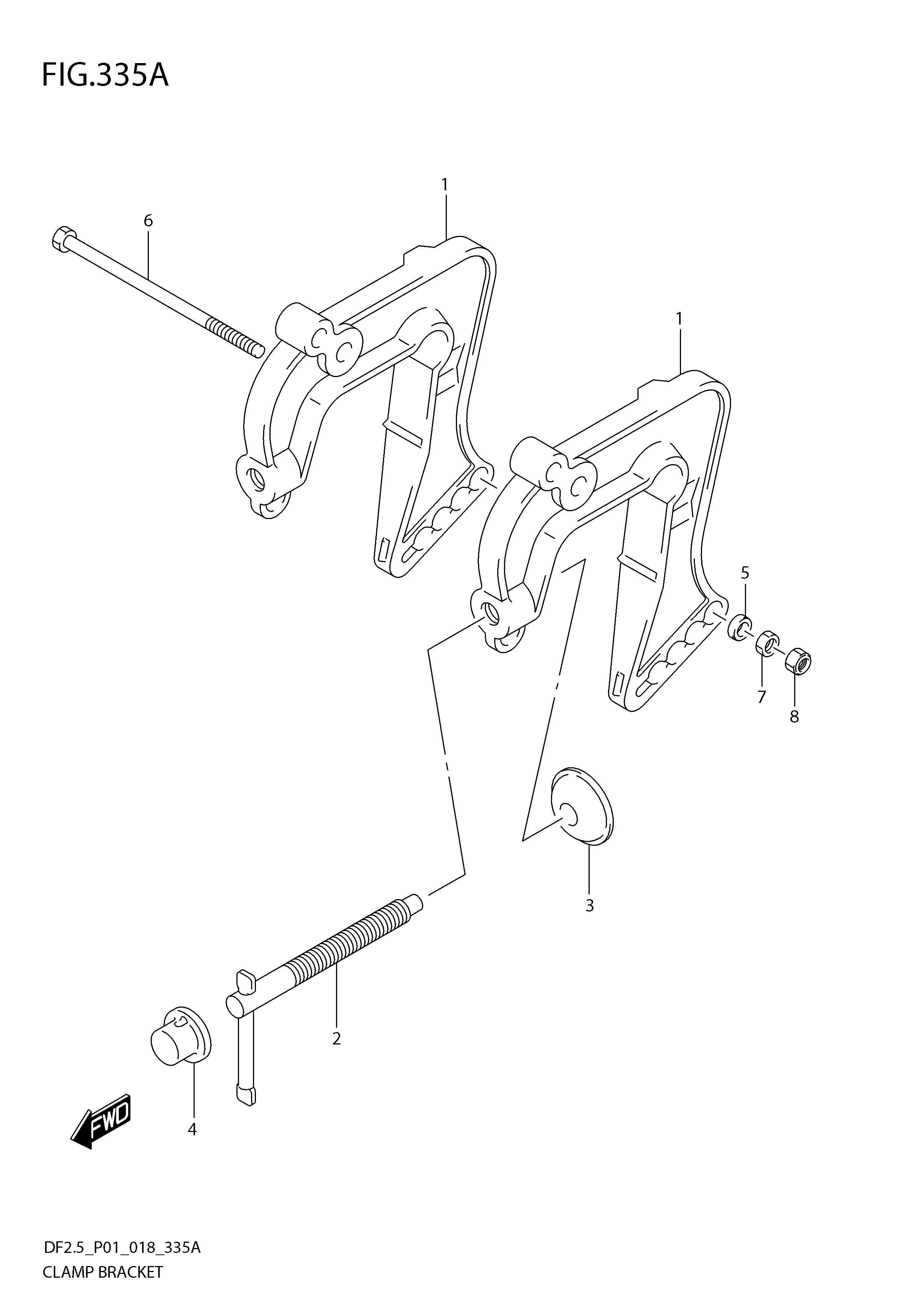 FIG. 335A CLAMP BRACKET