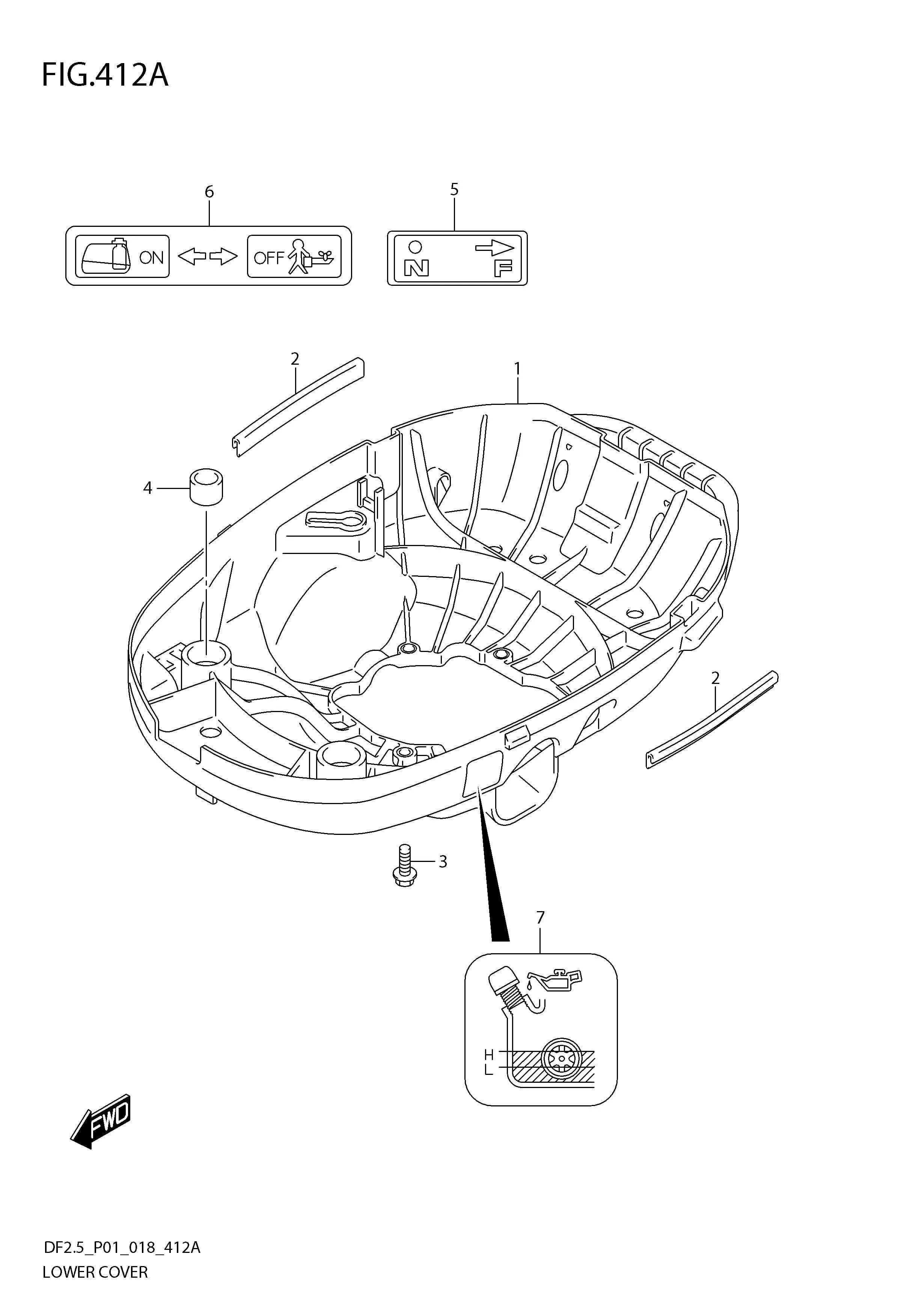 FIG. 412A LOWER COVER