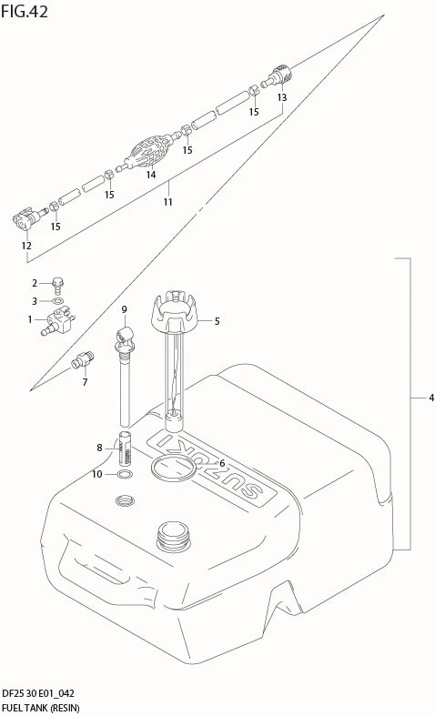 FIG 42  FUEL TANK (RESIN)