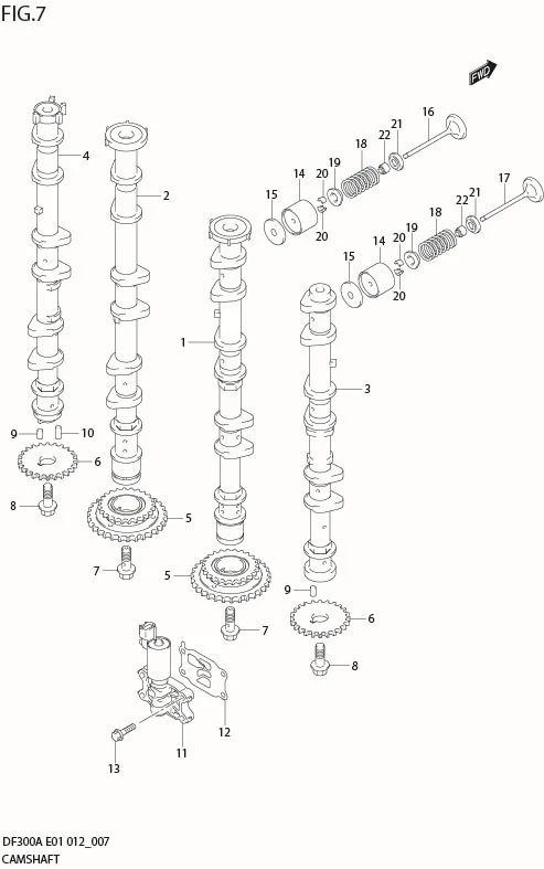 FIG 7   CAMSHAFT