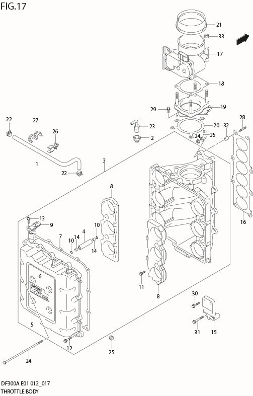FIG 17  THROTTLE BODY