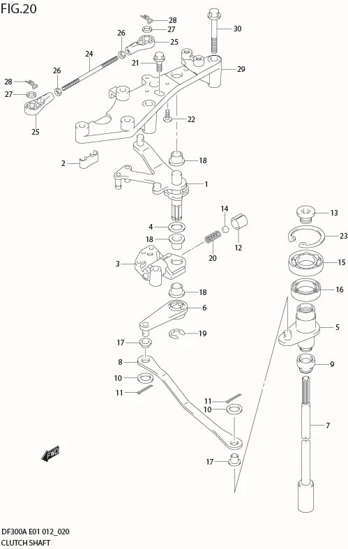 FIG 20  CLUTCH SHAFT